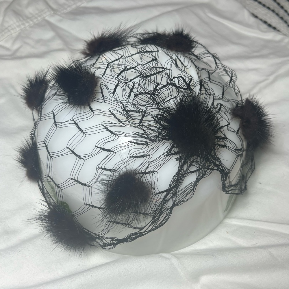 Vintage Strawbridge & Clothier Antique Fur Hat Collection Box 13 Mid-Century Hat - Picture 7 of 15